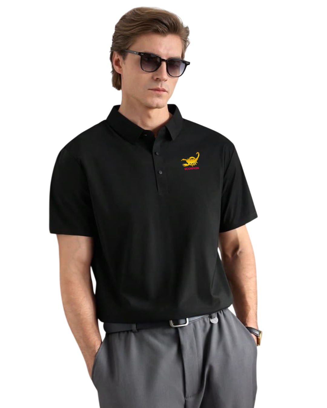Scorpion polo noir